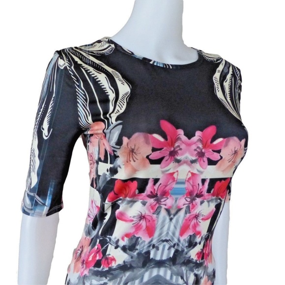 NWT Topshop Floral Bodycon Dress (Nordstrom) - Picture 8 of 8